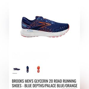Brooks Men's Glycerin GTS 20 Athletic Shoes Size 11